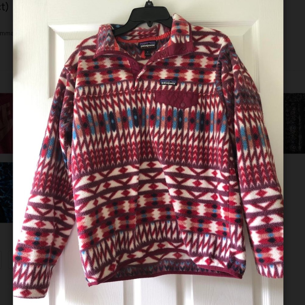 Patterned Patagonia Pullover